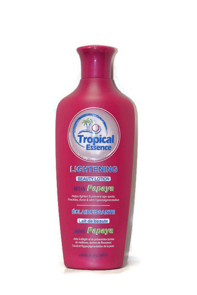 Tropical Essence Lightening Beauty Lotion With Papaya 16.8 oz TROPICAL ESSENCE