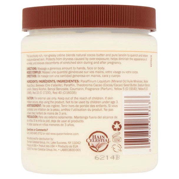 Queen Helene Cocoa Butter Face & Body Crème 15 oz QUEEN HELENE