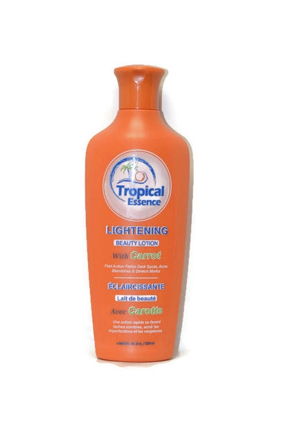 Tropical Essence lightening beauty lotion with carrot 16.8 oz TROPICAL ESSENCE