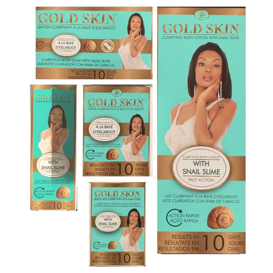 GOLD SKIN CLARIFYING WITH SNAIL SLIME FAST ACTION 10 Days (COMPLETE SET) Gold skin