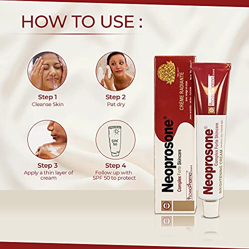 Neoprosone Skin Brightening Tube Cream (5 PACK) neoprosone