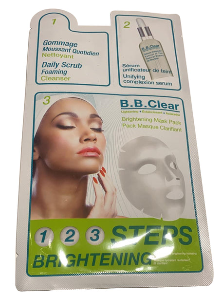 B.B. Clear Brightening Dark Spot remover Mask (10 PACK) B B CLEAR