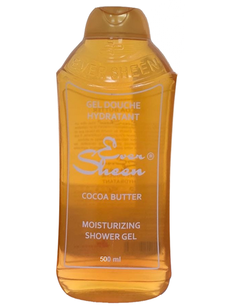 Ever Sheen Cocoa Butter Shower Gel Douche Hydratant 16.9oz / 500ml Eversheen