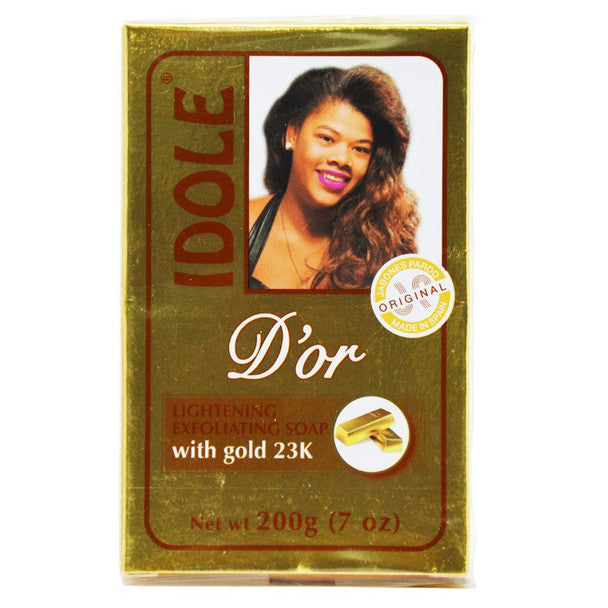 IDOLE Lightening Exfoliating Soap with Gold 23K 200g/7oz idole