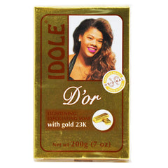 IDOLE Lightening Exfoliating Soap with Gold 23K 200g/7oz idole