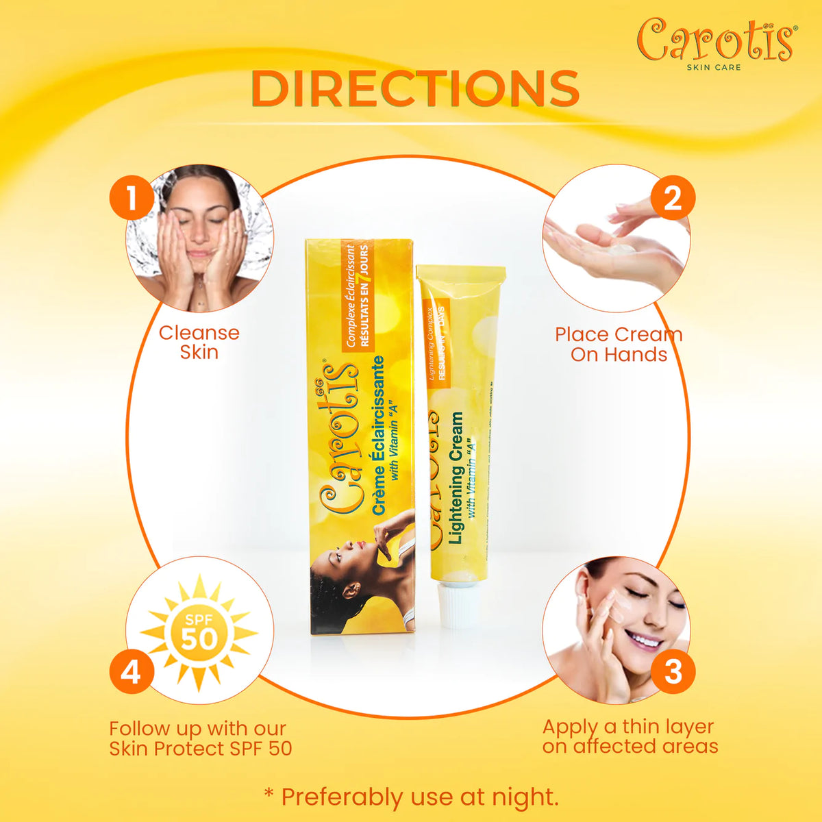 Carotis 7 DAYS Lightening Cream 30gr (With Vitamin 