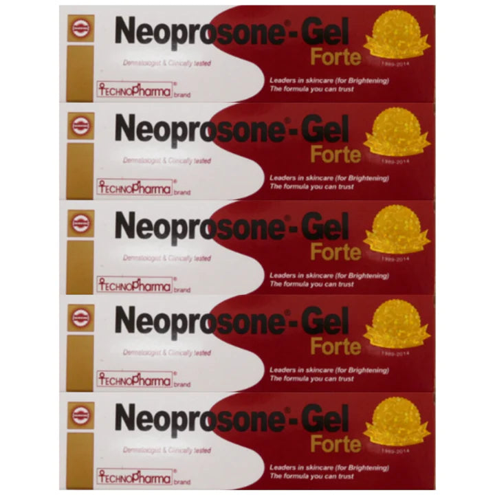 Neoprosone Brightening Gel 1oz (Pack of 5) neoprosone