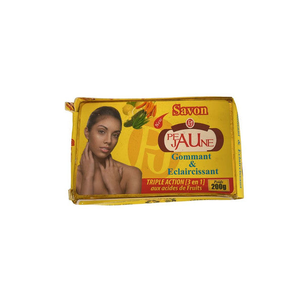 PEAU JAUNE Gommant and Eclaircissant soap Peau Jaune