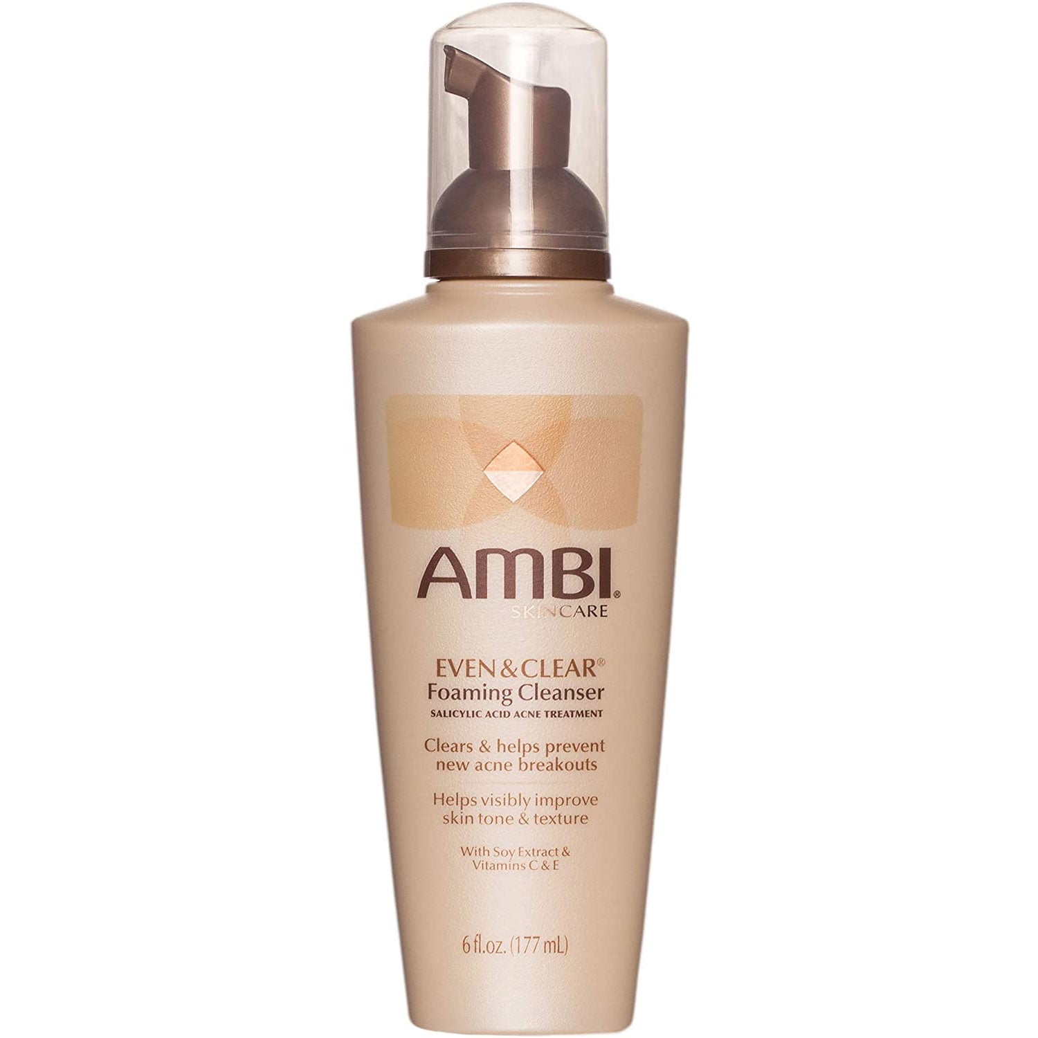 Ambi Even Clear Foaming Cleanser, 6 Oz. AMBI