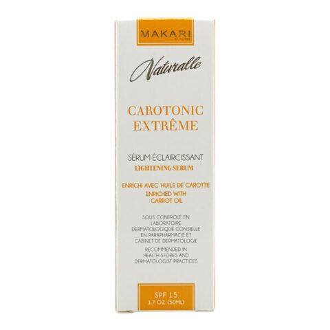 Makari Carotonic Moisturising Lightening Tube Cream with Carrot Oil SPF 15 1.7oz/50ml Makari