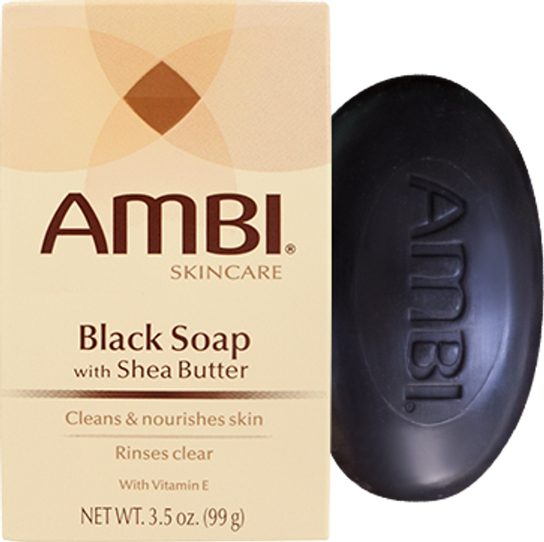 Ambi Black Soap with Shea Butter 3.5 oz AMBI