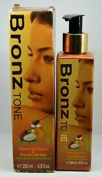 Bronz Tone Maxi Tone Fade Milk With Cocoa Butter & Honey 200 ml(Small Size) Bronz Tone