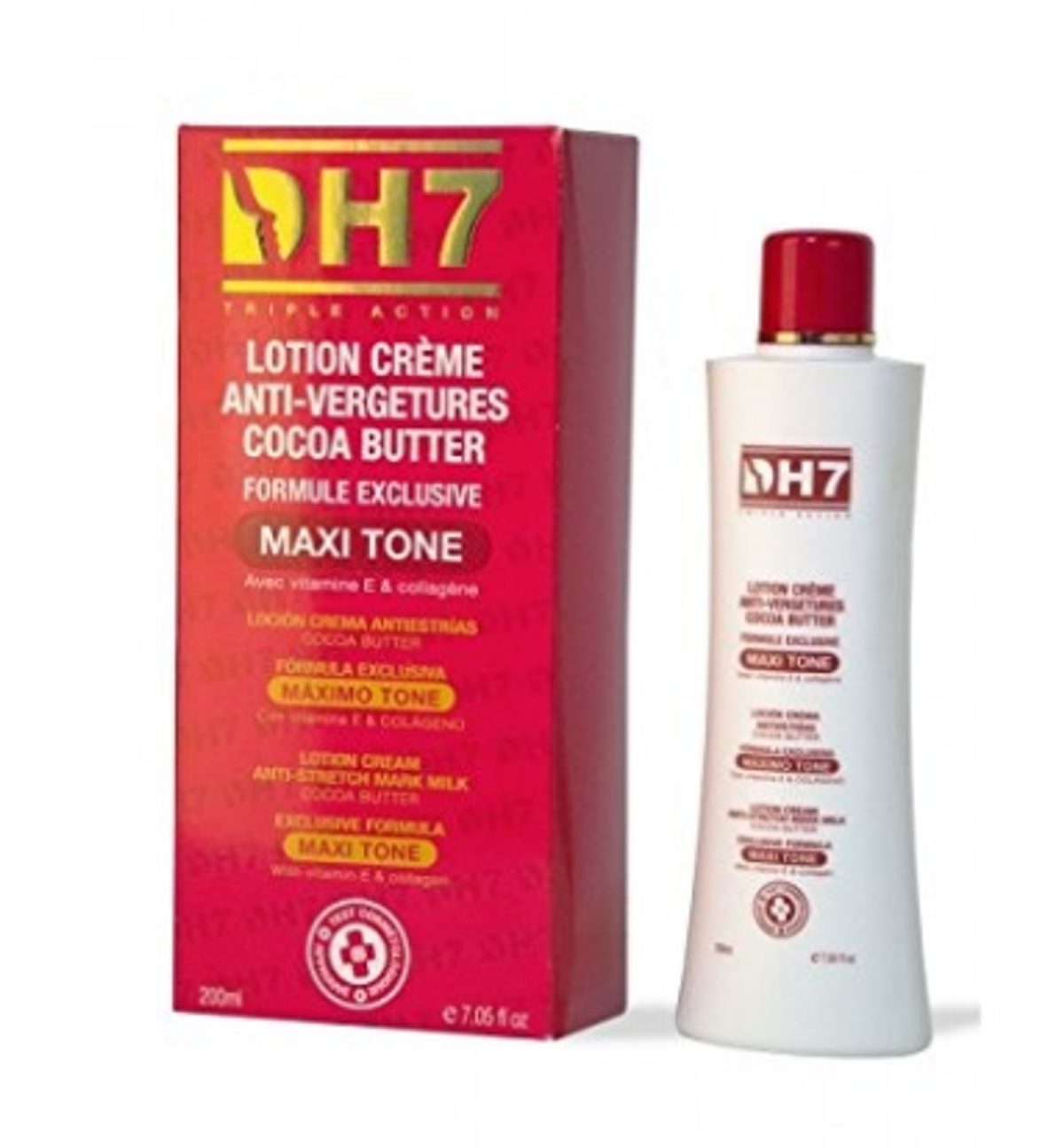 Dh7 Anti-stretch Mark Creamy Lotion With Cocoa Butter 200ml Dh7