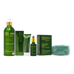 Express Glow Package II (Lotion 16.8oz + Soap 7oz + Cream 1.7oz + Serum 1.66oz) Express glow