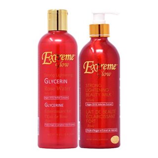 Extreme Glow Bottle Package-4 (Glycerin + Lotion 16.8oz) Extreme glow