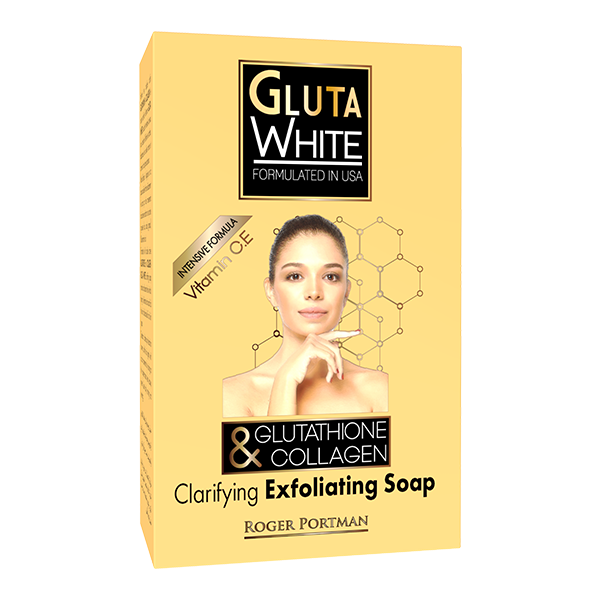 Gluta White Glutathione & Collagen exfoliating soap 180g (4 Pack ...