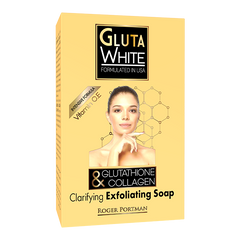 Gluta White Glutathione & Collagen exfoliating soap 180g Gluta white