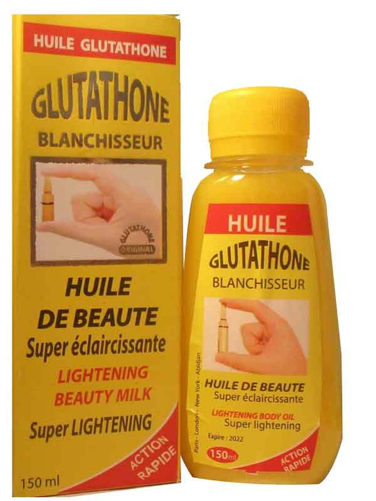 Glutathone Blanchisseur Super Lightening Oil/huile 150ml Glutathone