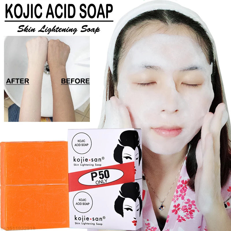 Kojie San Lightening Kojic Acid Soap 2 Bars - 65g-SUPER SAVINGS Kojie San