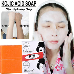 Kojie San Lightening Kojic Acid Soap 2 Bars - 65g-SUPER SAVINGS Kojie San