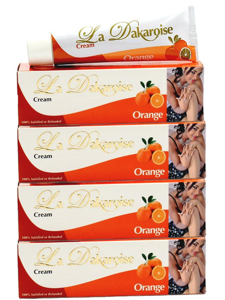 La Dakaroise Orange Tube Cream Fast Action x 6pc La Dakaroise