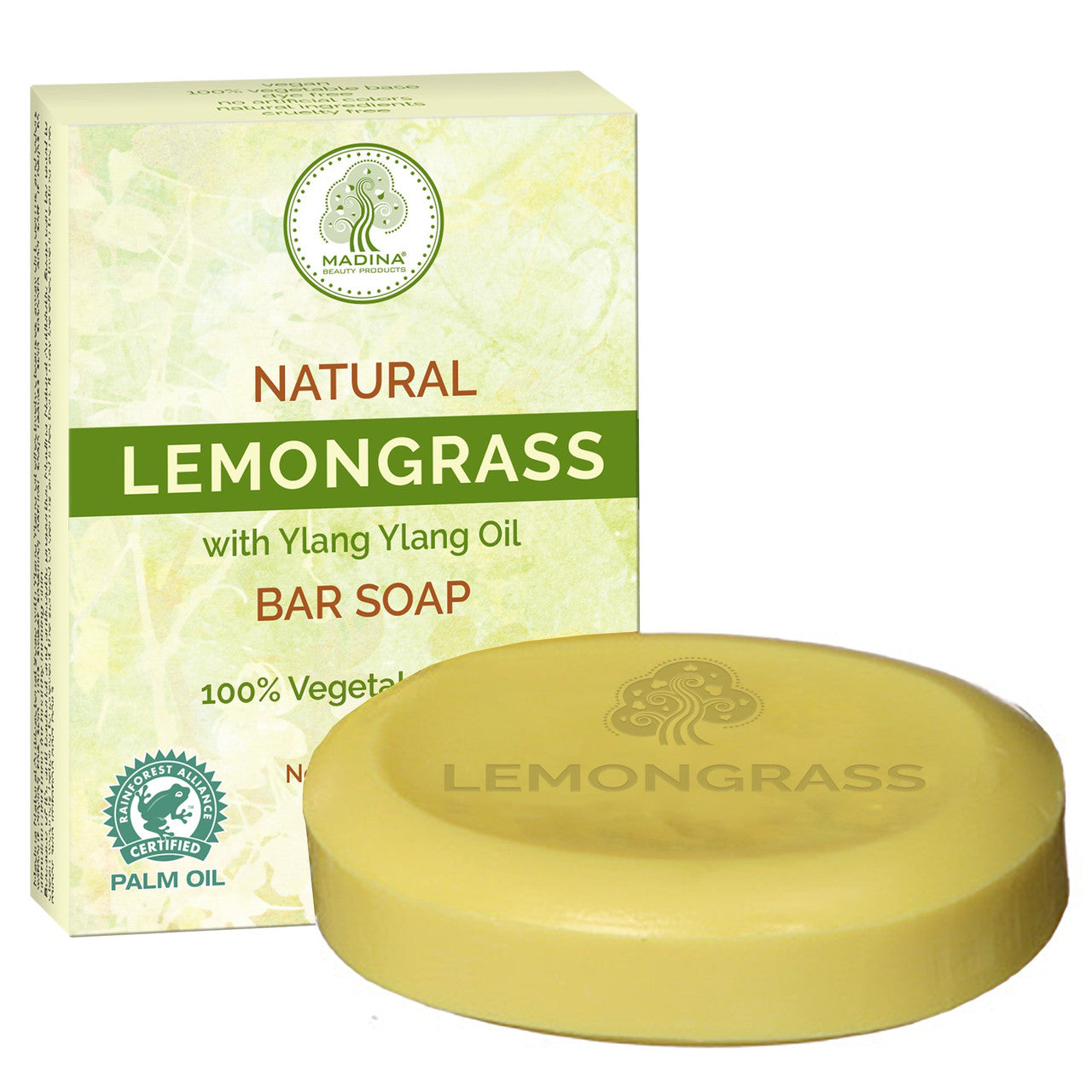 Madina Lemongrass with Ylang Ylang Oil Soap 3.5 oz MADINA