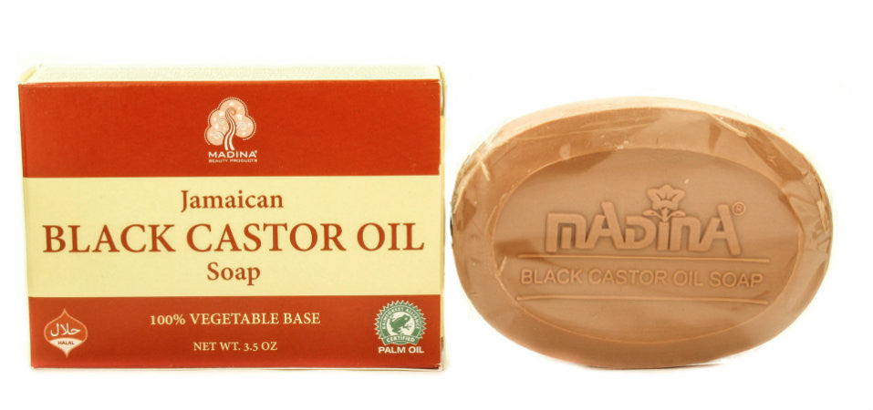 Madina Jamaican Black Castor Oil Soap 3.5 oz MADINA