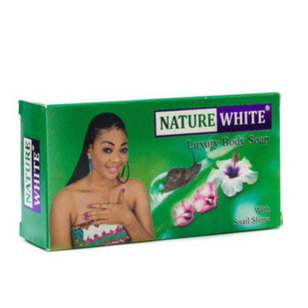 Nature White Luxury Body Soap w/ Snail Slime 135 g Nature White