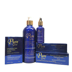 Pure Glow Set Milk Soap Cream Gel Serum Pure glow