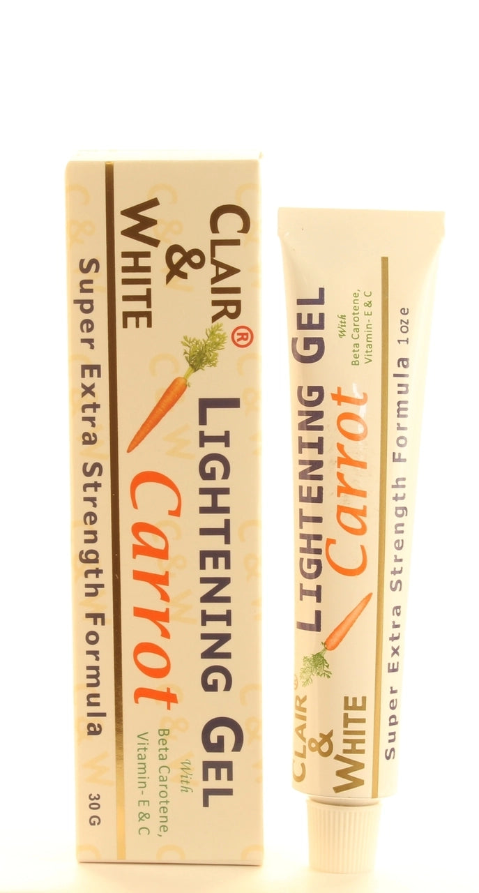 Clair & White Lightening Carrot Tube GEL 1.76oz/50ml Clair and white