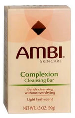 3 Pack) Ambi Skin Care soap Complexion Cleansing Bar Gentle Cleansing 3.5oz. AMBI