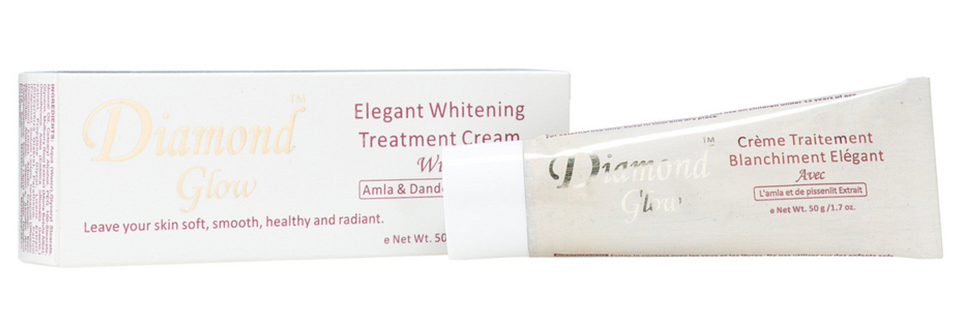 Diamond Glow Elegant Whitening Treatment Cream 1.7 oz / 50 g Diamond Glow