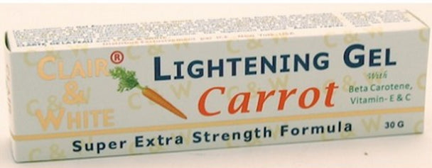 Clair & White Lightening Carrot Tube GEL 1.76oz/50ml Clair and white