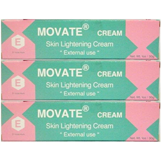 MOVATE  Movate Lightening Cream 30g Tube (3 Pack) movate