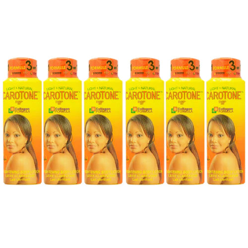 CaroTone Brightening Body Lotion 18.6oz (Pack of 6) Carotone