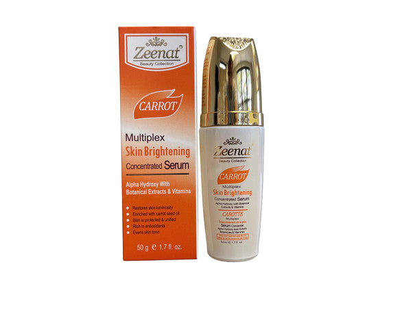 Zeenat Carrot Multiplex Skin Brightening Concetrated Serum 1.7 oz / 50g ZEENAT