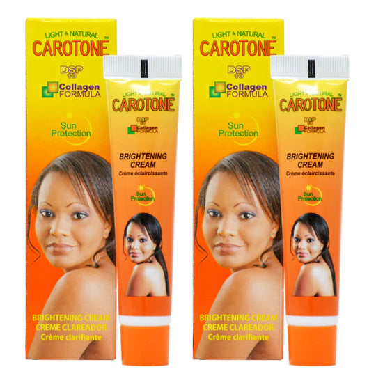 Carotone Brightening 1oz Cream Tubes (2 Pack) carotone