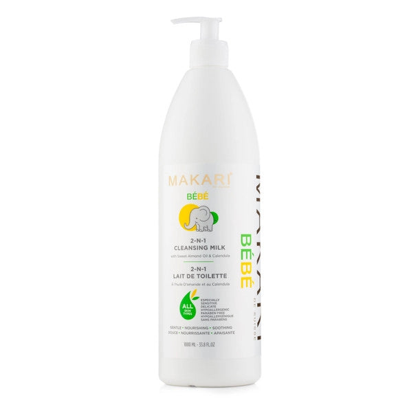 Makari BeBe Cleansing Milk 33.8 fl oz / 1000 ml Makari