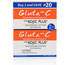 Gluta-C Face and Body Soap with Kojic Plus+ Whitening System Gluta-C