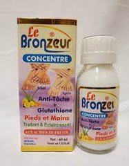 LE BRONZEUR CONCENTRATED FOOT & HAND STRONG FAST DARK KNUCKLES REMOVER RoyalGlow Organics