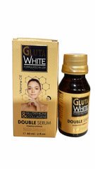 Gluta White Double Whitening Serum Gutathione & Collagen Actives 60ml Bottle Gluta White