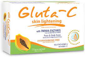 Gluta-C Skin Lightening Soap with Papaya Exfoliants Gluta-C