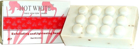 Hot White Exfoliating and Lightening Soap 6 oz Hot white