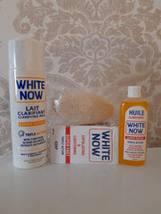 WHITE NOW LIGHTENING BODY LOTION + SOAP + OIL 3PIC white now