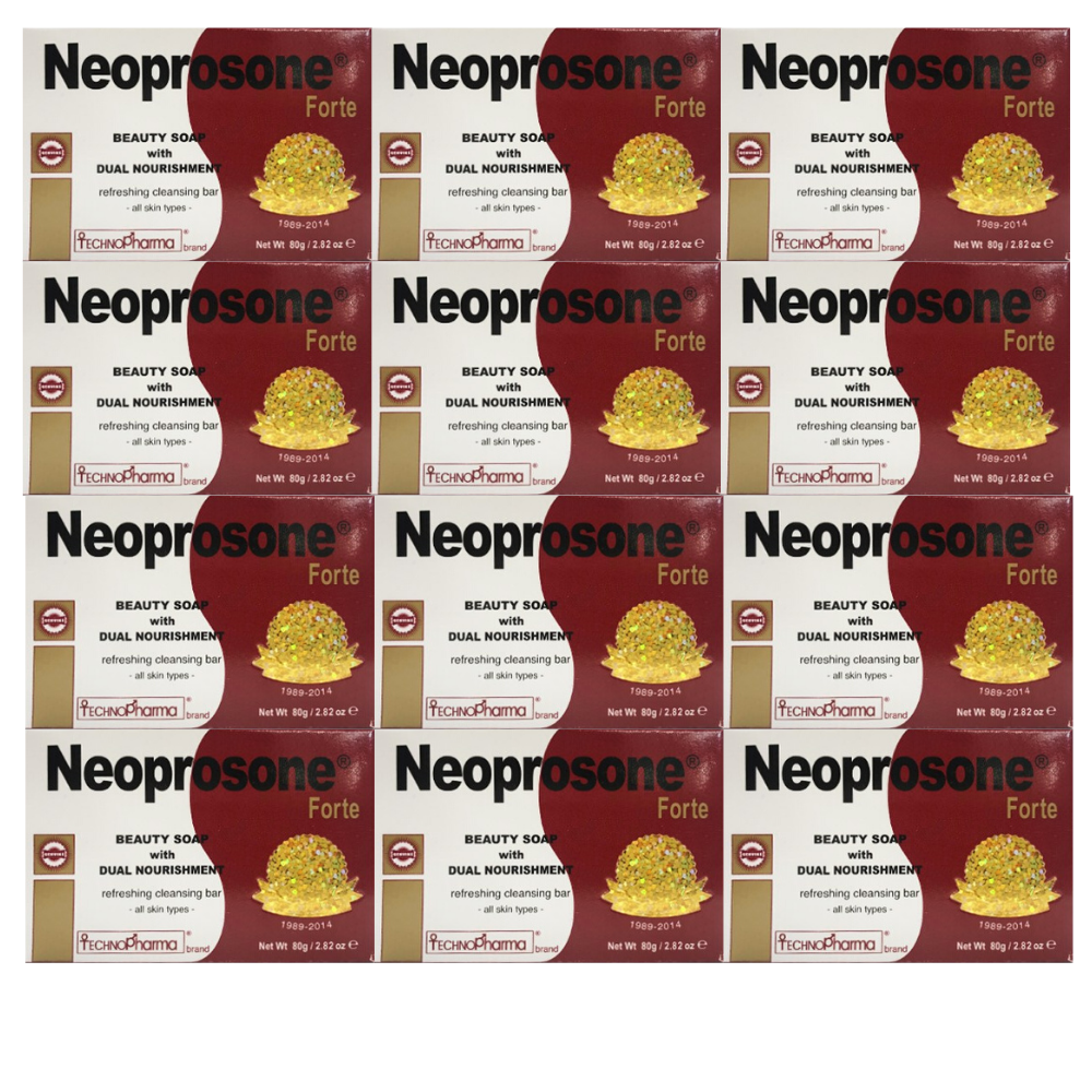 Neoprosone Gel Forte Soap 80g (Pack of 6) neoprosone