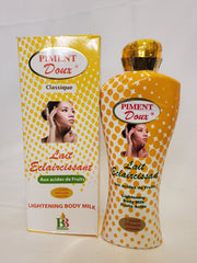 PIMENT DOUX Classique Lait Eclaircissant Aux Acides de Fruits 250ml PIMENT DOUX