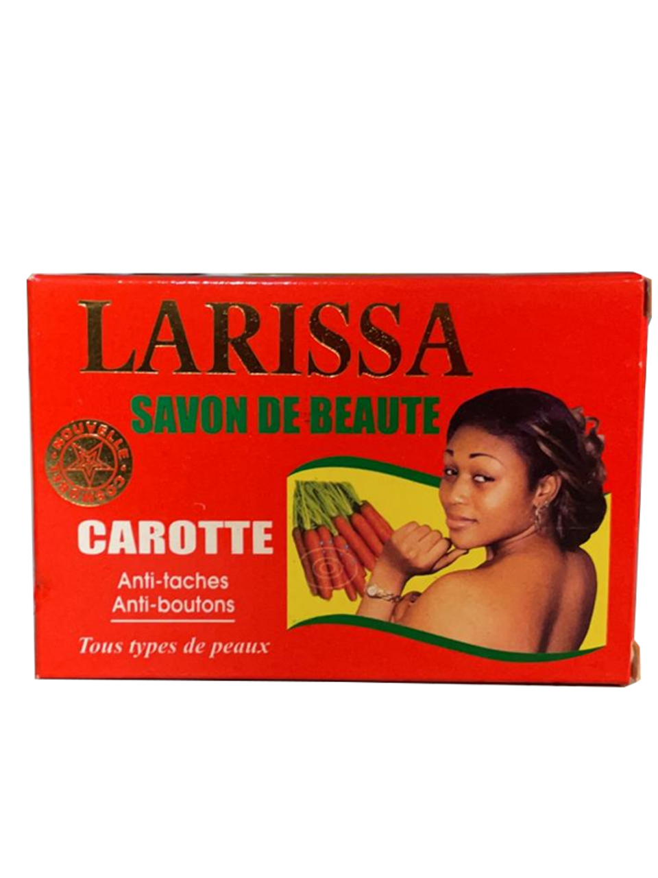 Larissa Beauty Carrot Soap Anti- Bilts All Skin 225g Larissa