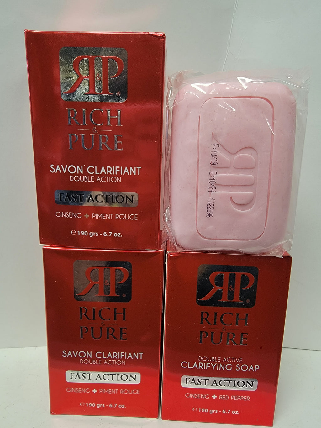 Rich & Pure Double Active Clarifying Soap Fast Action 100g RICH PURE