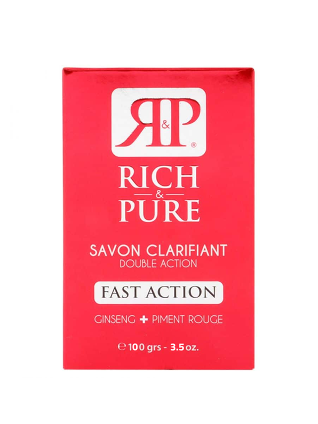 Rich & Pure Double Active Clarifying Soap Fast Action 100g RICH PURE