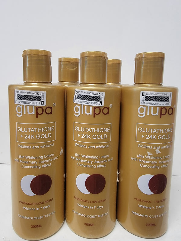 GLUPA GLUTATHIONE GOLD WHITENING BODY LOTION GLUTAMASTER